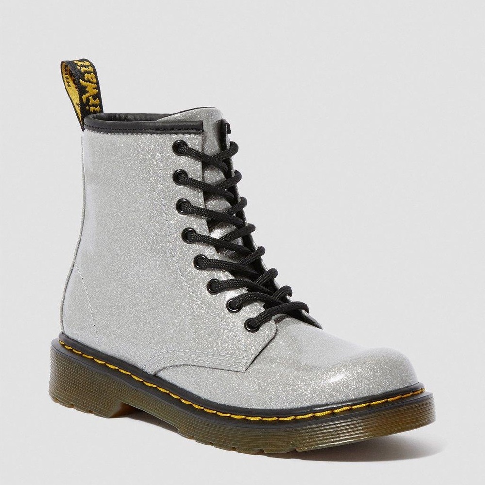 Dr. Martens Junior 1460 Glitter Lace Up Boots